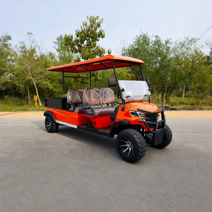 Voiturette <span class=keywords><strong>de</strong></span> golf utilitaire 4 places en gros avec moteur AC 4KW et pare-brise pour sites <span class=keywords><strong>de</strong></span> mariage OEM ODM - Product Image 3