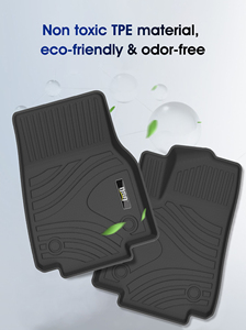 Tapis de sol de voiture en fibre de carbone résistants à l'usure et durables, produit phare de l'usine DSN, pour Tesla Model Y (7 places) <span class=keywords><strong>2021</strong></span> <span class=keywords><strong>2022</strong></span> - Product Image 5