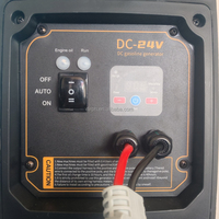 Batteriebetriebener Elektrischer 7L Benzin Tragbarer 2kW 3kW DC 24V Wechselrichter Benzingenerator mit Automatischem Start