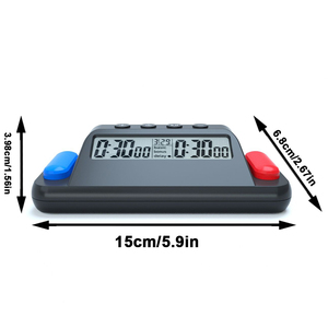 Oem ODM cờ vua chuyên nghiệp hẹn giờ đa chức năng bảng trò chơi Tiền Thưởng chậm trễ hẹn giờ cạnh tranh cờ vua đồng hồ - Product Image 2