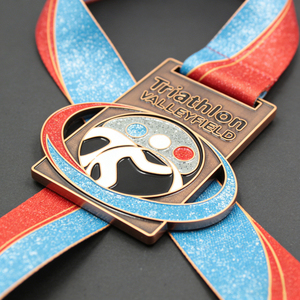 Médaille personnalisée en métal émaillé 3D pour les arts martiaux, le judo, le taekwondo, la lutte, le karaté, les compétitions internationales - Product Image 1