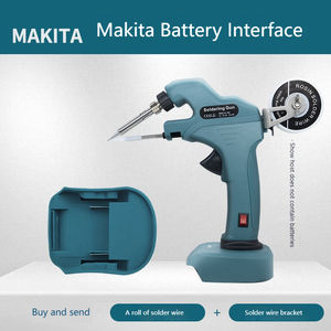 <span class=keywords><strong>Soldador</strong></span> Inalámbrico Portátil Recargable con Batería <span class=keywords><strong>de</strong></span> Litio, Pistola <span class=keywords><strong>de</strong></span> Soldadura <span class=keywords><strong>de</strong></span> <span class=keywords><strong>30W</strong></span> para Interfaz <span class=keywords><strong>de</strong></span> Batería Milwaukee Makita - Product Image 3