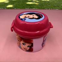 Boîte à bonbons mignonne, boîtes de rangement en plastique avec compartiments, boîtes à lunch pour enfants, rangement et transport pratiques des aliments