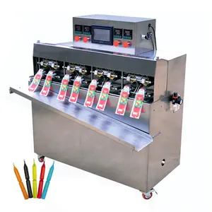 Machine à remplissage et de scellage avec sachets pour sucettes, sachets supports pour jus, vente en gros, 9 l