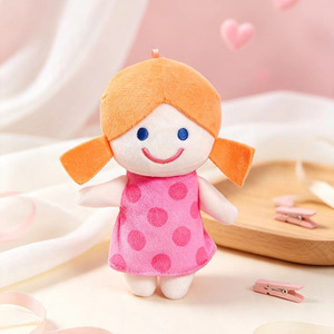 Adorable poupée de Noël Peppa pour enfant, peluche Peppa, poupée apaisante pour dormir Abebe, cadeau de Noël OEM ODM - Product Image 5