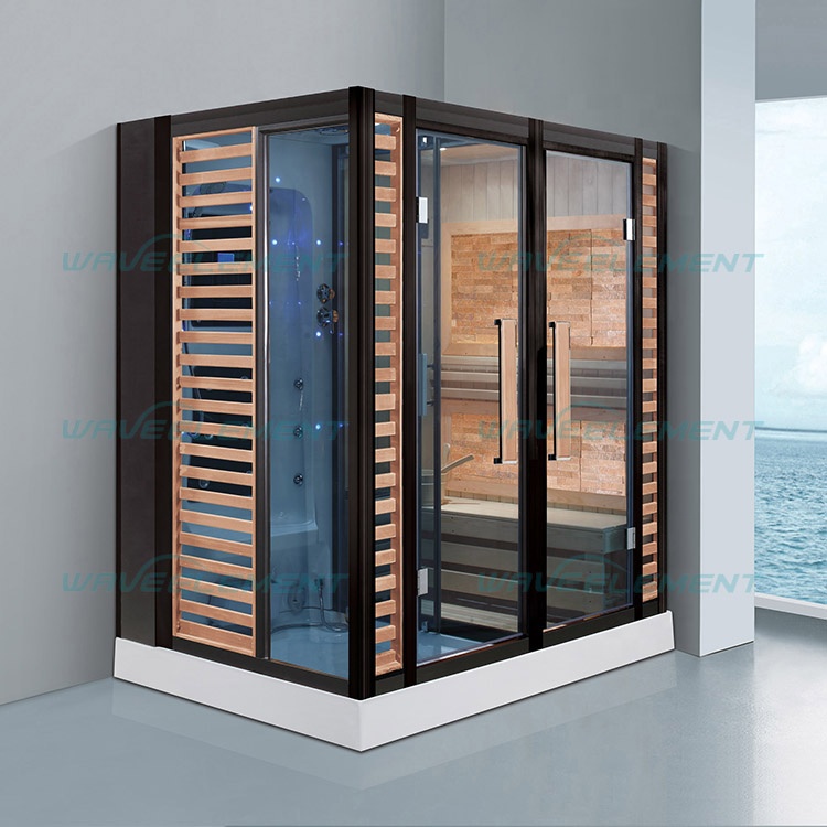 New popular design 2 person indoor portable corner steam sauna room