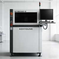 Machine 3D SPI professionnelle d'occasion à faible taux de fausses alertes, pour l'inspection de pâte à souder, avec technologie de profilométrie par déphase et pompe à moteur KY8030-2