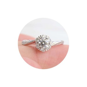 Anillo de Compromiso con Diseño de Ramo para Mujer, Elegante y Moderno, Joyería para el Dedo - Product Image 5