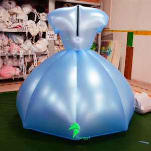 Hermosos vestidos de novia personalizados, ropa inflable de PVC para fiestas, publicidad y decoraciones de escenario - Product Image 3