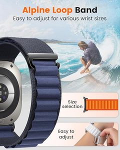 Verstelbare Nylon Lusband Voor Samsung Voor Galaxy Watch 20Mm/22Mm Ademende Vervangende Polsband Smartwatch Compatibel - Product Image 3