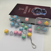 Cross-border Cat Claw Cat Paw Keycaps Mechanical Keyboard Soft Silicone Keychain Stress-Relief Fingertip Spinner Decompression