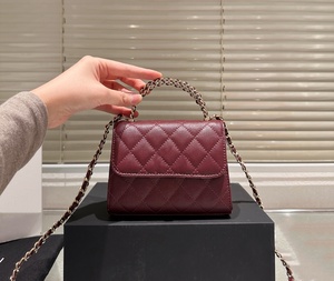 Mini Bolso Clutch <span class=keywords><strong>Kell</strong></span> con Cierre de Bloqueo, Forro de Cuero Genuino, Estilo Vintage para Dama, Impermeable, para Teléfono y Objetos Pequeños, con Asa - Product Image 2