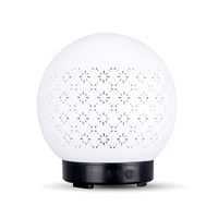 Diffuseur d'huiles essentielles à brume froide ultrasonique en céramique, super beau motif d'art, diffuseur de veilleuse de couleur pour la maison