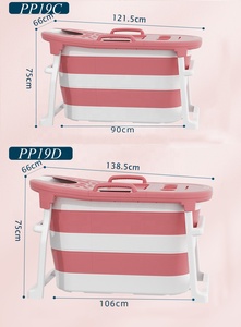 Grande <span class=keywords><strong>baignoire</strong></span> pliable moderne en plastique pour adultes, <span class=keywords><strong>baignoire</strong></span> autoportante pour <span class=keywords><strong>petite</strong></span> salle de bain - Product Image 6