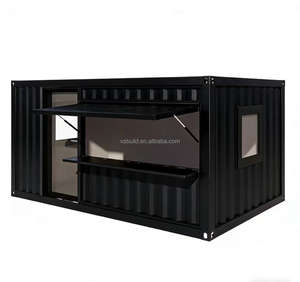 モジュール式プレハブ店舗 モバイルストア トレーラー 20フィート 40フィート カスタムプレハブコンテナ コーヒーショップ - Product Image 6