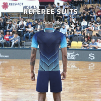 Professionnel hommes femmes basket-ball Football arbitre costumes été haut Style imprimé Match vêtements veste coupe automatisée