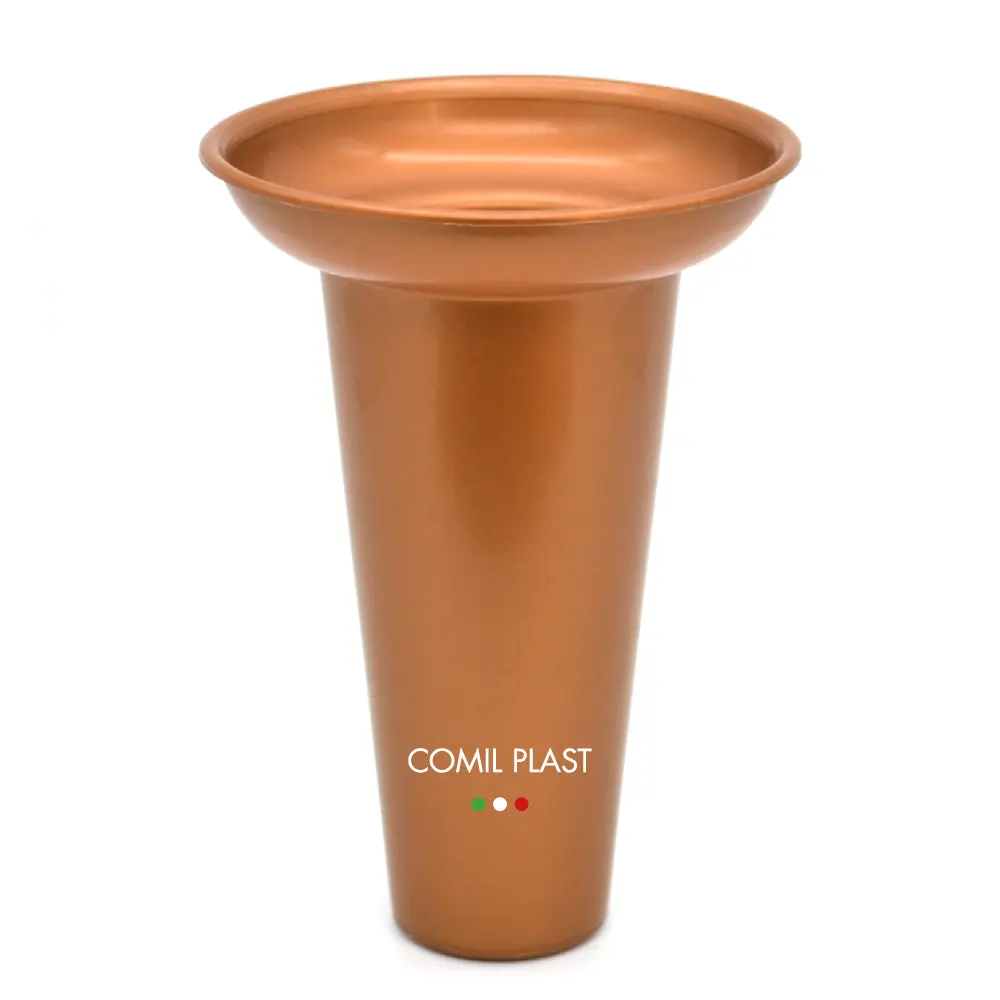 ブロンズリングの最高品質の葬儀花瓶の交換ニッチ霊usクリプト射出成形色銅の高さ6インチ