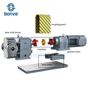 Pompe industrielle à lobes rotatifs 2.2KW pour aliments avec protections de sécurité pour le chocolat, le sirop et les pâtes - Product Image 5