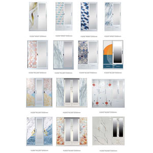 ตู้เสื้อผ้าเหล็ก4ประตูแบบทันสมัยพร้อมที่จับตู้เก็บเสื้อผ้าในบ้านพิมพ์ลายเฟอร์นิเจอร์ห้องนอน - Product Image 5