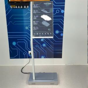 Pantalla táctil de suelo de pie personalizada de 30, pantalla Oled transparente, pantalla de señalización Digital de 1080P para cafetería, Hotel, tienda comercial de <span class=keywords><strong>Plaza</strong></span> - Product Image 3