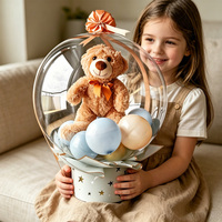 Ballons transparents de 26 pouces, grands, pré-étirés, à col large, pour la création de fleurs ou de bulles, pour la décoration de fêtes, ballons Bobo transparents à col large