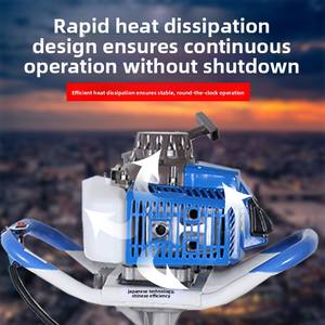 Новая модель одношнекового бензинового бурового станка для промышленного использования, для бурения отверстий в теплицах и посадки растений - Product Image 3