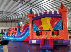 Castello Combo gigante in PVC Bouncy House Slide a <span class=keywords><strong>ostacoli</strong></span> Jumping caratteristiche carnevali per il noleggio di divertimenti per bambini include soffiatore - Product Image 2
