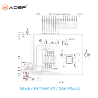 Carte amplificateur de microphone numérique avec 98 effets, module amplificateur karaoké OK, carte de réverbération, module haut-parleur de microphone