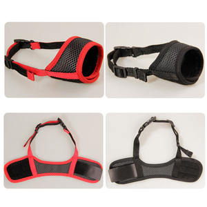 Venta al por mayor Anti lamer Anti morder cómodo transpirable ajustable perro bozal perro boca cubierta para mascotas - Product Image 2