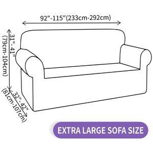 Top Seller Design Jacquard Couch <b>Covers</b> Slipcover 1/2/3/4 Seater Plain Waterproof <b>Sofa</b> Slipcover for Dining Room - Product Image 4