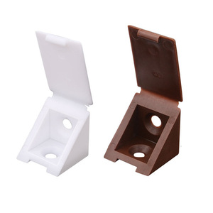 Oferta Especial: Accesorios para Muebles, Soportes de Conexión de Esquina de Plástico, Soporte de Ángulo Recto, Refuerzo de Esquina - Product Image 1