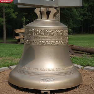 Arte esterna in metallo artigianale bronzo campana della chiesa per la vendita - Product Image 2