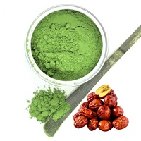 Poudre de Matcha Latte Bio Viral de Qualité Cérémoniale Saveur Jujube en Gros, Mélange Artisanal Superalimentaire Rouge Intense en Sachet