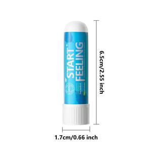 2026 Hot Selling Premium Herbal Plant Essential Oil Single- Nasal Stick Inhaler Mint Ingredient Relieves Nasal Safe and Healthy - Product Image 1