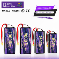 Batterie LiPo Hosopow 6S1P 22,8V 6000mAh pour drone agricole 7-10 pouces – Meilleure vente