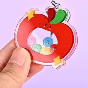 Llavero de Plástico Personalizable con Colgante de Boca Grande, Juguete DIY y Decoración para Mochilas Escolares, para Artículos de Animación - Product Image 3