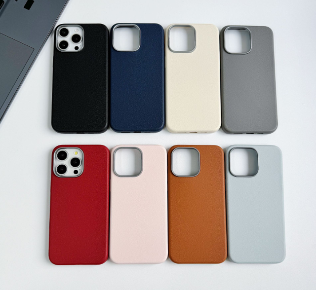 Soft Silicone Phone Cover Leather Texture Design Multi Colors Anti Drop Mobile Phone case for Iphone13/14/15/16/17