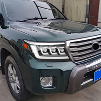 Ensemble de phares LED KGKB pour Toyota Land Cruiser LC200 2008-2015, mise à niveau avec lentille de projecteur 6000k et feux de jour dynamiques