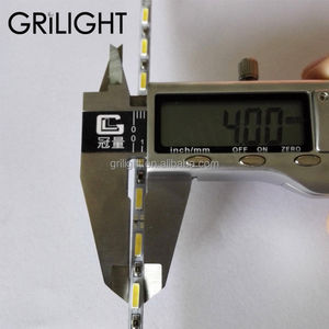 ไฟ LED แบบเส้นแข็ง SMD 7020 3014 กันน้ำได้บางเฉียบ ขนาด 3 มม. 4 มม. 5 มม. ใช้ไฟ DC12v 5v ปรับแต่งได้ - Product Image 1