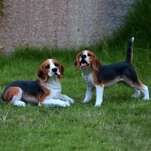 Nueva Escultura de Perro Golden Retriever de Resina <span class=keywords><strong>2022</strong></span>, Estatua de Perro de Fibra de Vidrio para Decoración del Hogar y Jardín - Product Image 2