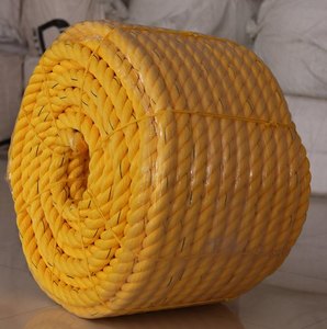 India Factory 3-4 Ply Twisted PP Polypropylene Danline <b>Fishing</b> Rope 4mm-30mm Film Durable Anti-Uv Water-proof 100 Yards 200 - Product Image 1