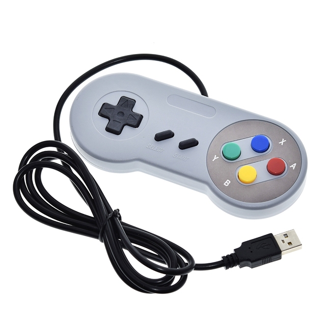 USB Game Controller Gaming Joystick Gamepad Controller for Nintendo SNES Game Pad for Windows PC MAC Computer Control Joystick