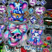 Autocollants de transfert personnalisés à motif dessin animé, imperméables, durables et résistants aux UV pour gobelets et enveloppes de bouteilles