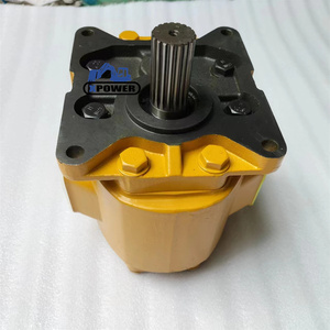 Pompe à engrenages hydraulique neuve de haute qualité pour excavatrice sur chenilles XPower 07444-66103 noire, garantie 6 mois pour D85E-18 D80A-18 D80P-18 - Product Image 1