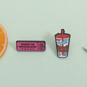 Pin de Esmalte con Palabras de Moda de Internet de Delulu, Divertido Pin de Delulu Juice Ticket to Delululand, Broche, Insignia de Solapa, Joyería, Regalo al por Mayor - Product Image 2