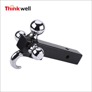 Nhiệm vụ nặng nề Ba rắn <span class=keywords><strong>Tow</strong></span> bóng Trailer Hitch với móc - Product Image 1