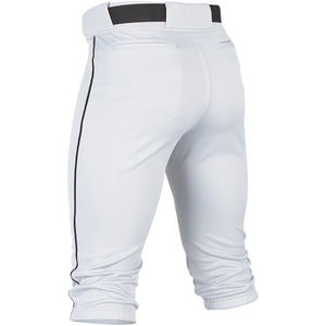 RISE SPORTSWEAR Custom Team logo Full Sublimation <strong>White</strong> Baseball Pants Youth <strong>Knickers</strong> - Product Image 2