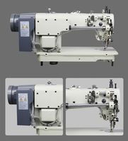 Machine à coudre industrielle automatique à point noué simple, entraînement direct, programmable, avec moteur métallique, pour sacs à main