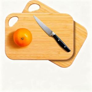 Mini Tabla de Cortar de Bambú con Orificio para Colgar, Doble Cara, Ecológica, Utensilios de Cocina para Frutas - Product Image 2