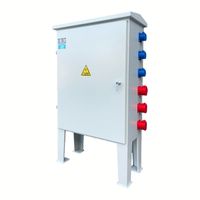 Boîte de distribution de prises extérieures personnalisée avec 6 prises 380V 160A IP65 Panneau électrique